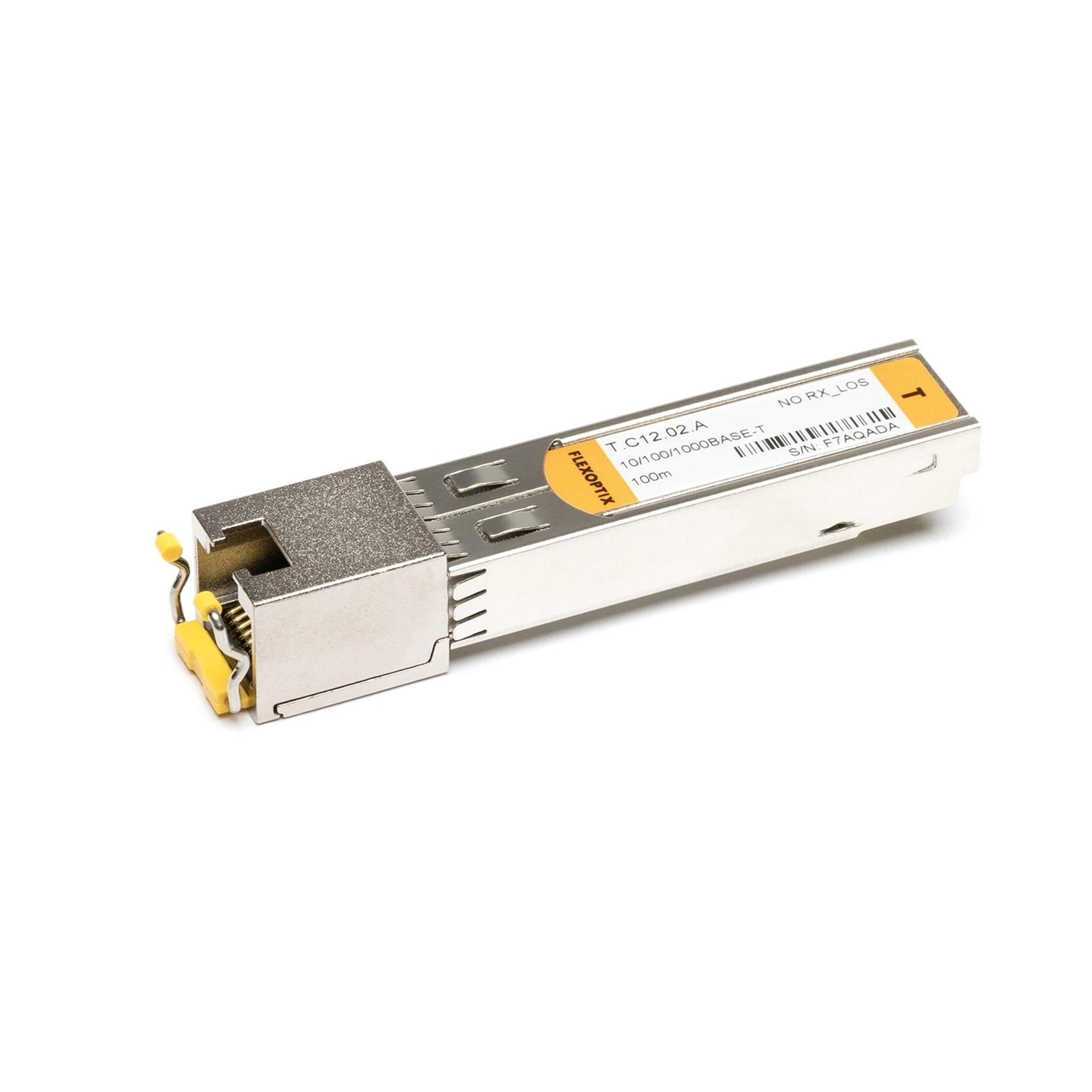 Flexoptic T.C12.02.A 1000BASE-T Copper SFP Transceiver, Silver (Certified Refurbished)