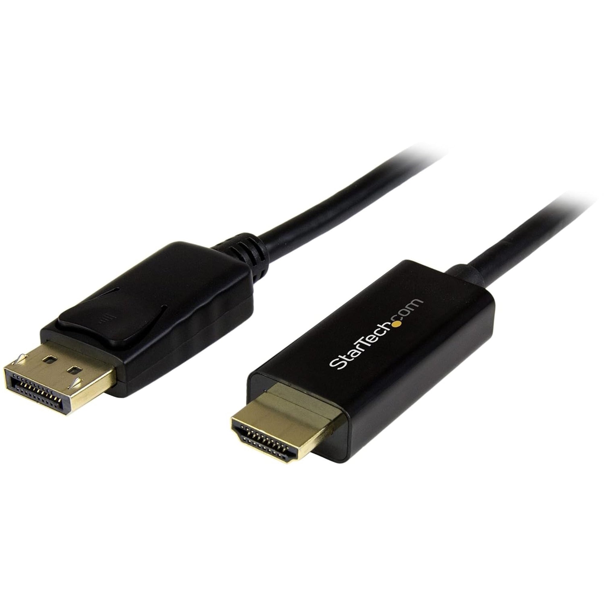 STARTECH DP2HDMM2MB 10 PACK DisplayPort to HDMI, 6.5 ft., Black (Certified Refurbished)