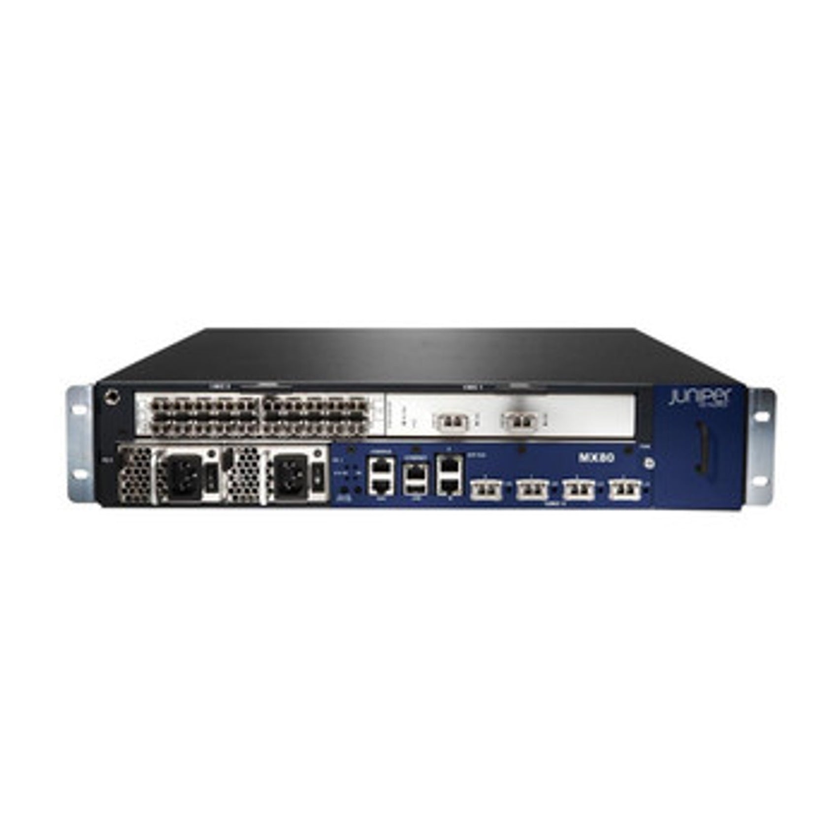 JUNIPER MX80-AC MX80 CHASSIS WITH 2 MIC SLOTS, (Certified Refurbished)