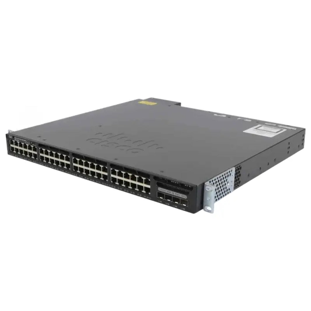 Cisco WS-C3650-48PS-L Catalyst 3650 48 Port PoE 4x1G Uplink LAN Base. Grade A (Used - Good)