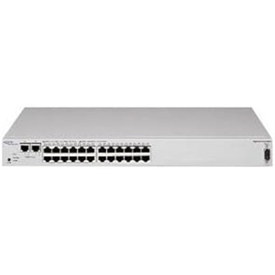 NORTEL 325-24G 26-Port 100Mbps RJ45 1U Specialty Switch, White (Scratch and Dent)