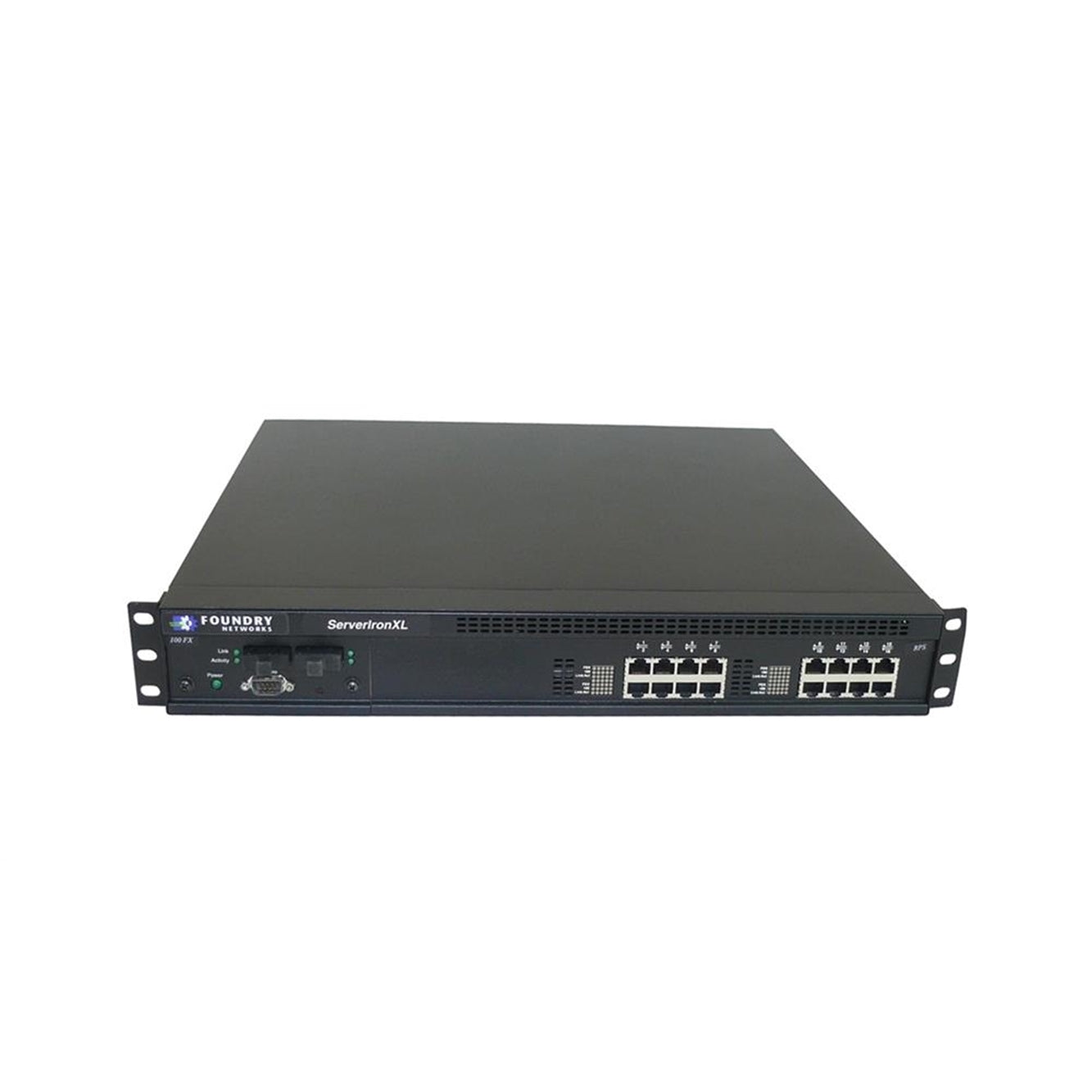 FOUNDRY FCSLB16 16-Port 100Mbps RJ45 1U Specialty Switch, Black (Certified Refurbished)