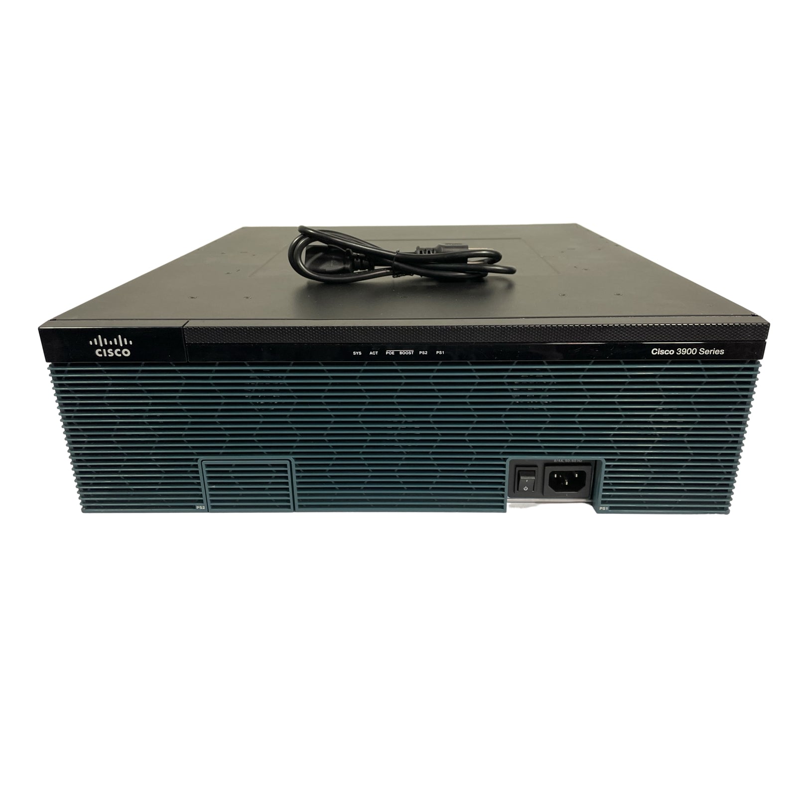 Cisco CISCO3945-SEC/K9USED Wired WAN 4-Port 10/100/1000Mbps Gigabit,Black(Refurbished)