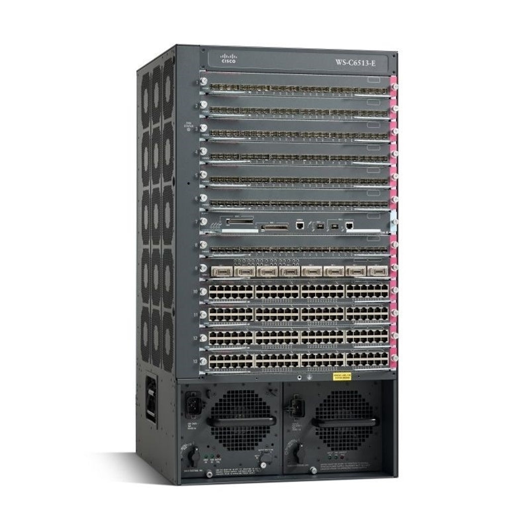 CISCO WS-C6513 Catalyst 6500 13-slot chassis,20RU,no PS,no Fan Tray (Refurbished)