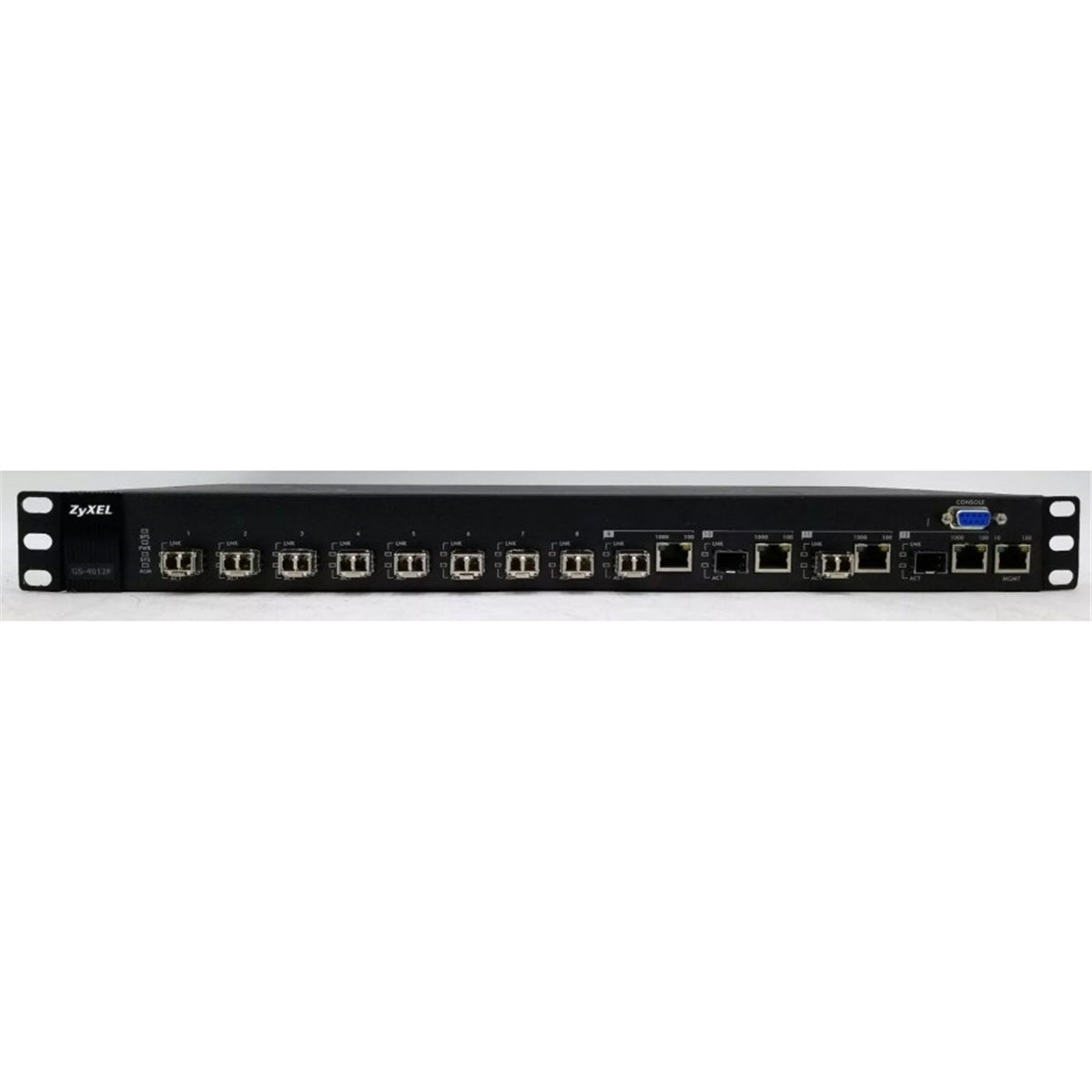ZyXEL GS-4012F Managed Layer 3+ Switch with Rack Mount Brackets (Refurbished)
