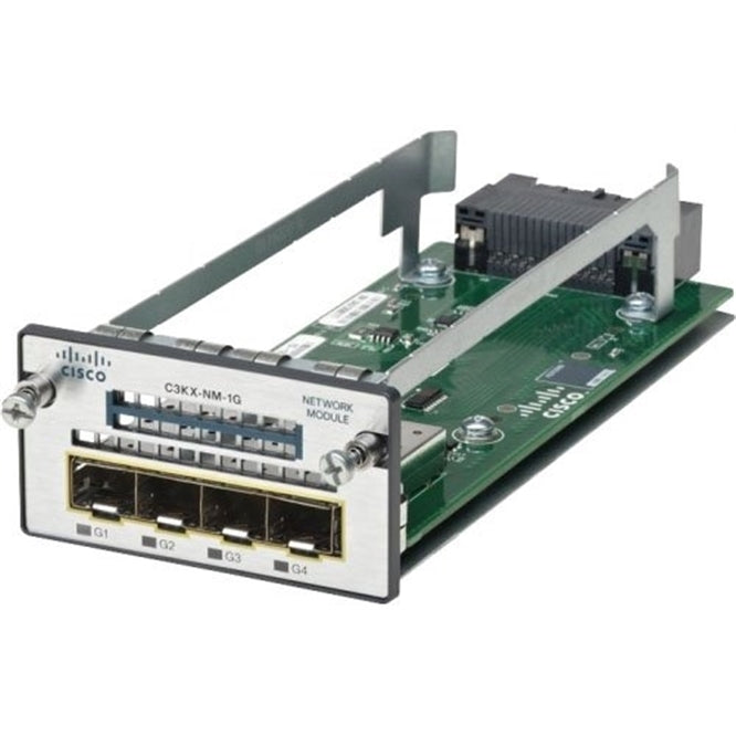 Cisco C3KX-NM-1G 4 Port Switch (Refurbished)