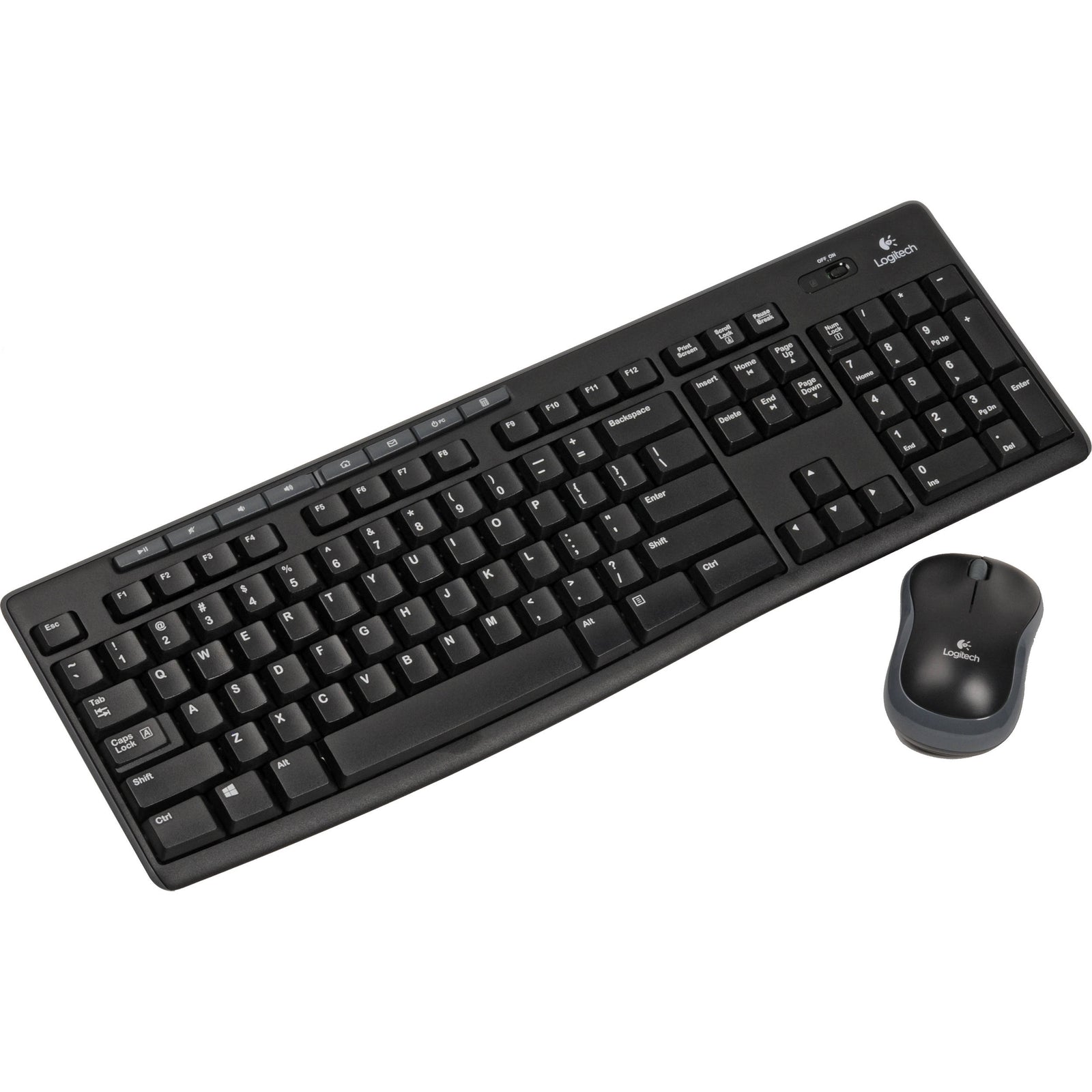 Logitech Combo MK270 Wireless Keyboard & Mouse, Black