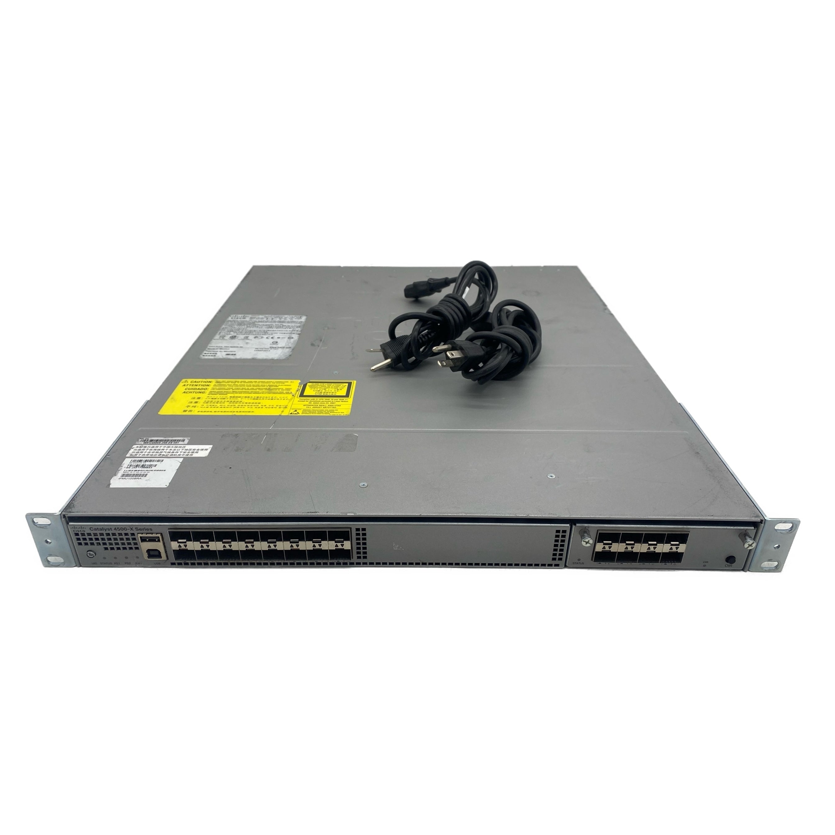 Cisco WS-C4500X-24X-ES CATALYST 4500-X 24P 10G ENT. Services F-to-B No P/S Grade A (Refurbished)