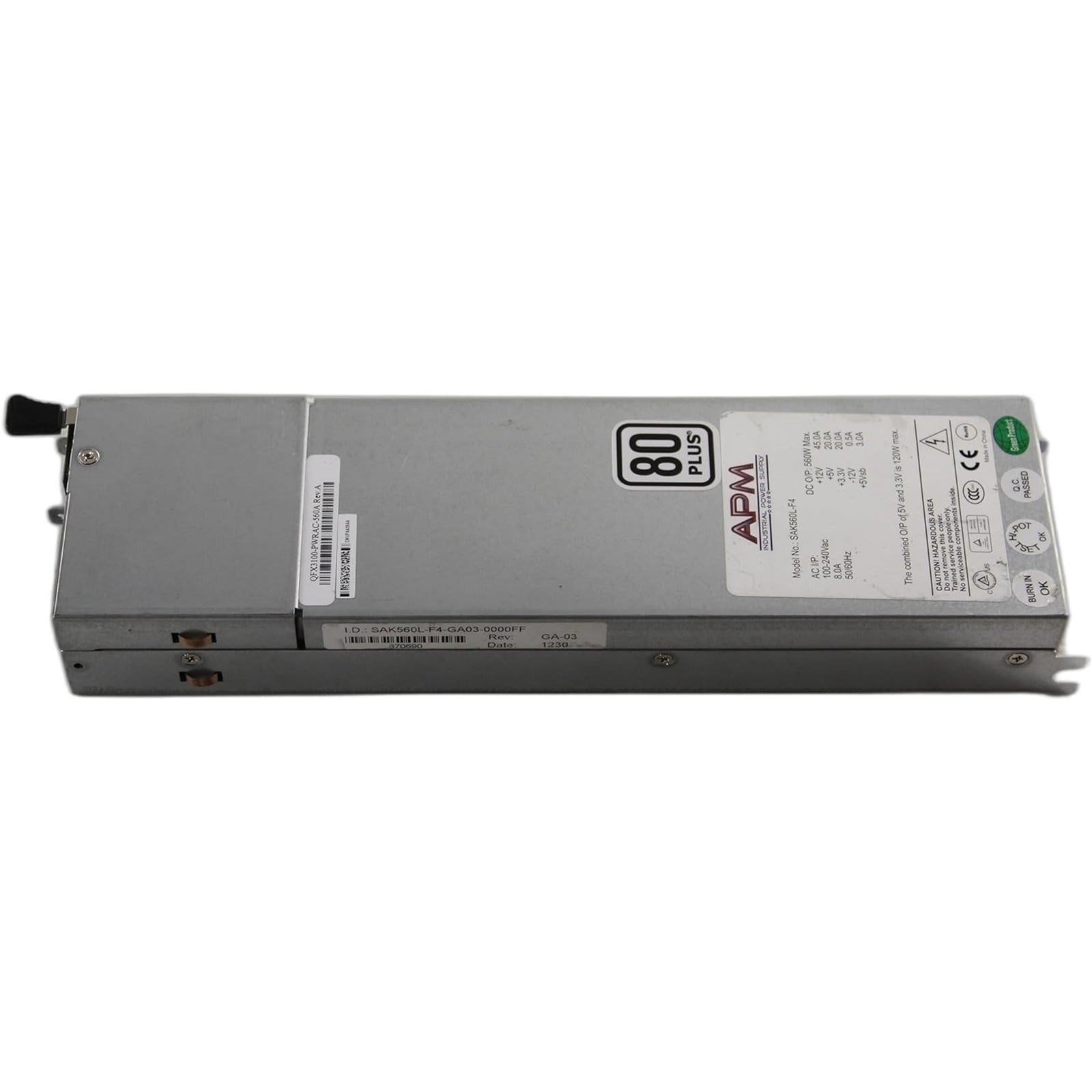 Juniper QFX3100-PWRAC-560A 560W Power Supply (Certified Refurbished)