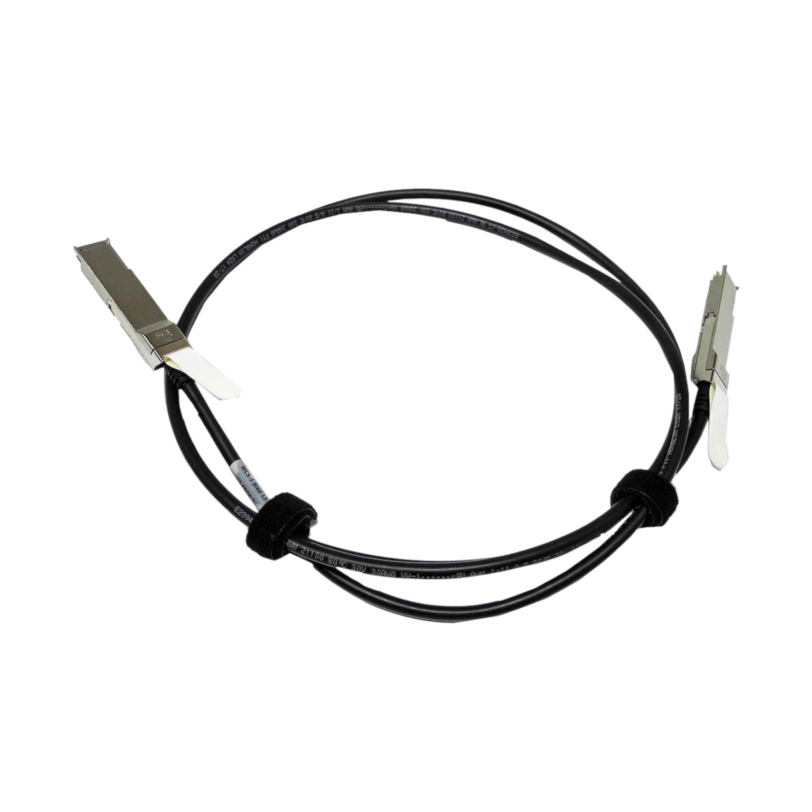 Amphenol FCI 10093084-2020HFLF 40GE-DAC - QSFP+ to QSFP 2M Transceiver, Silver