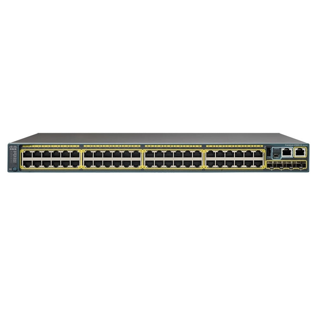 Cisco WS-C2960S-48FPS-L 48-Port 100Mbps RJ45 1U Specialty Switch, Silver (Used - Good)