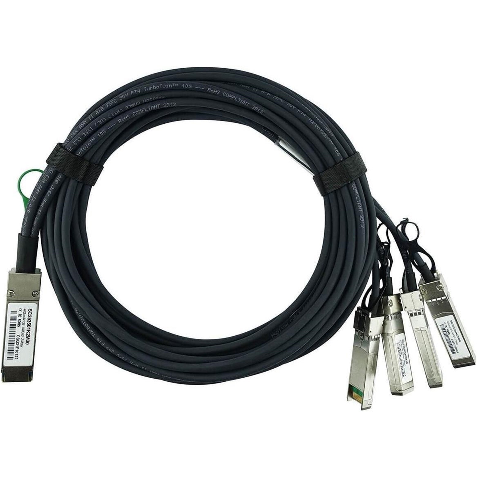 MELLANOX Mellanox MCP7904-X002A Compatible 40G QSFP+ to 4x10G SFP+ Passive Direct Attach Copper (Certified Refurbished)