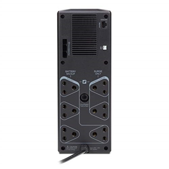 APC BR1500G Back-UPS 1500VA 865W 6-Outlet Uninterruptible Power Supply (Certified Refurbished)