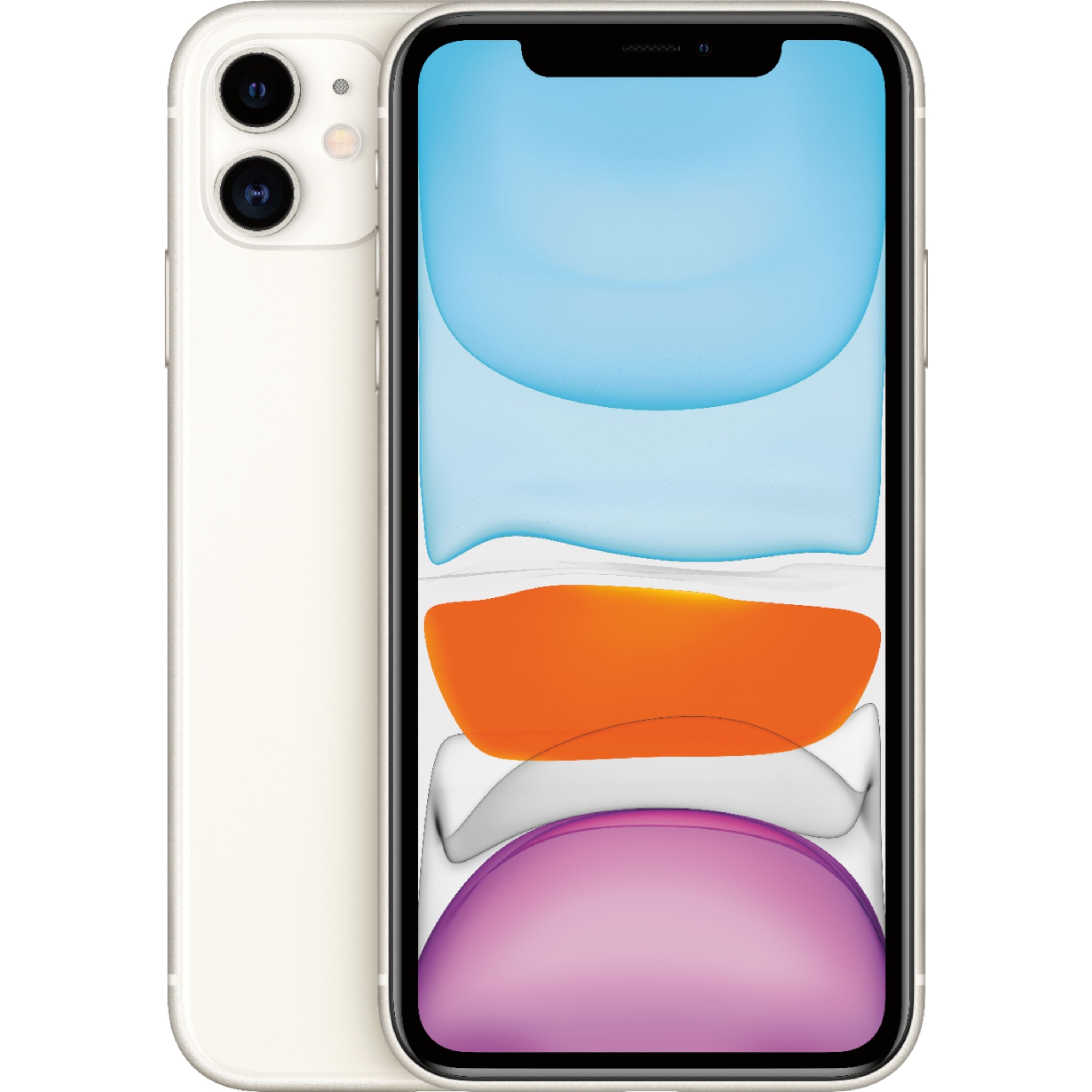 Apple iPhone 11 128GB 6.1" 4G LTE Fully Unlocked, White No Chrgr Grade B (Used - Good)