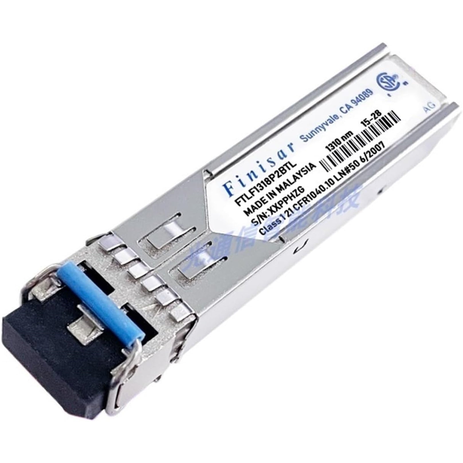 Broadcom FTLF1318P2BTL 1000 BASE-LX SFP Transceiver Module, Silver (Certified Refurbished)