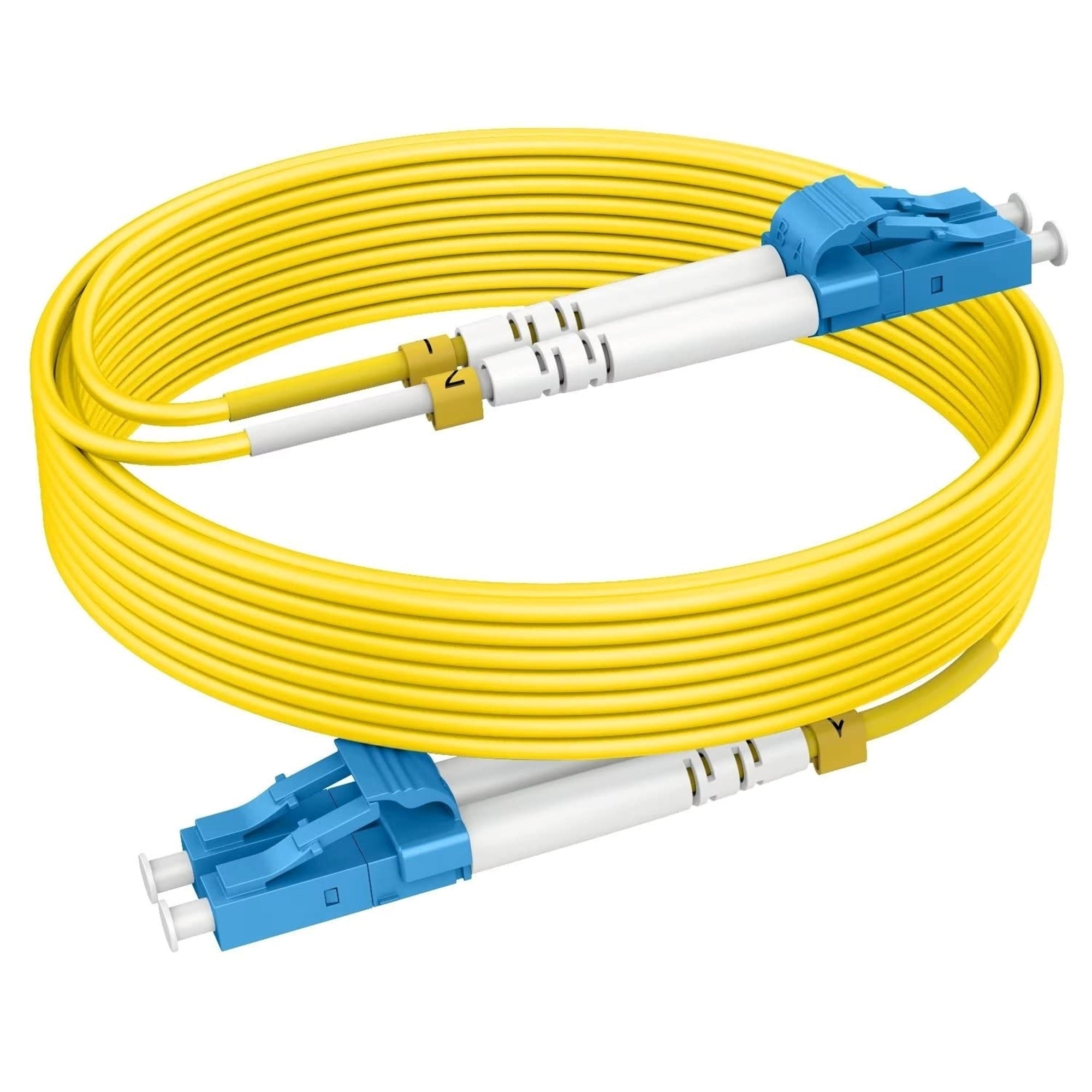 FIBERWAVE SC-LC SM SUP 15M 49' Network Cable (Yellow)