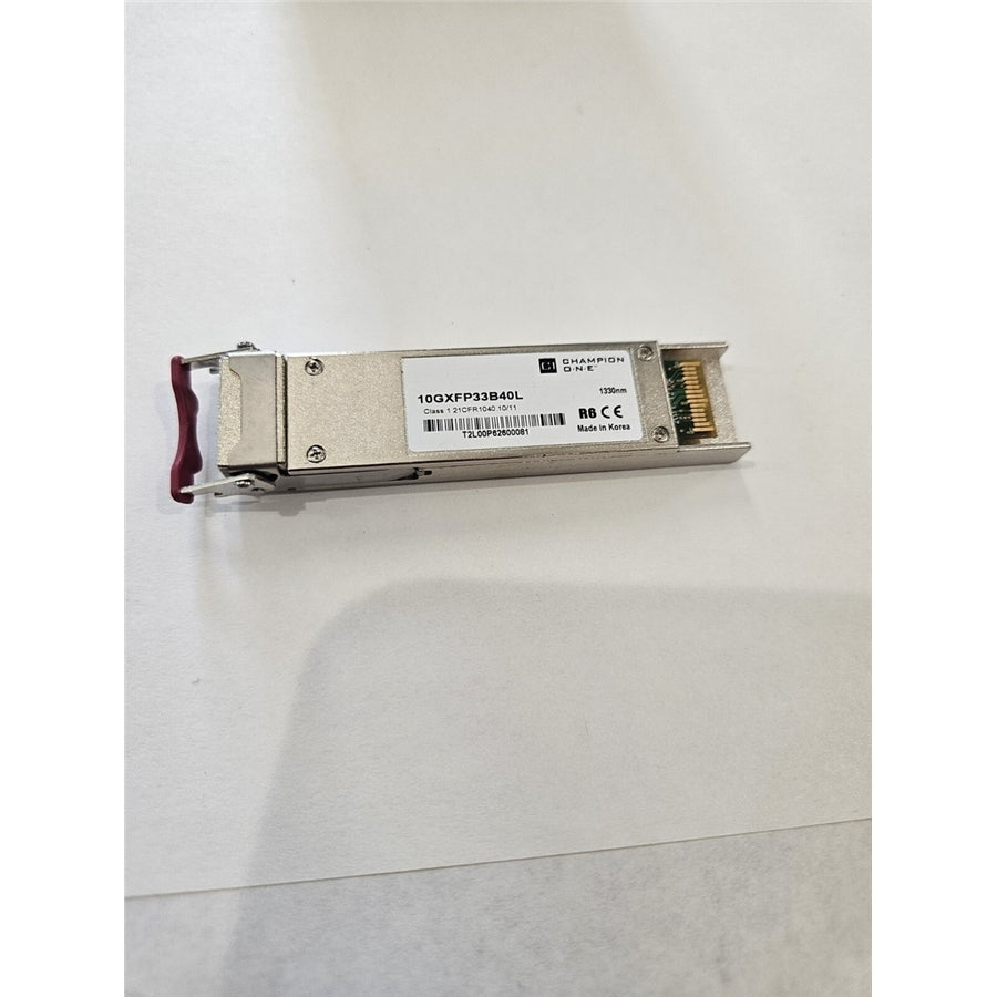 CHAMPION 10GXFP33B40L XFP Single Fiber 40km Transceiver, Silver (Certified Refurbished)