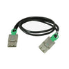 MOLEX 745460840 PCIe x8-x8 0.5 Meter 28AWG Ejectors 10GB External Cable., Black
