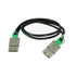 MOLEX 745460840 PCIe x8-x8 0.5 Meter 28AWG Ejectors 10GB External Cable., Black