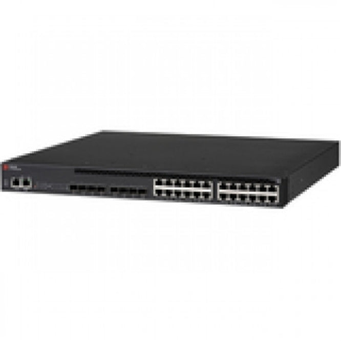 Brocade ICX6610-24P-E 24-port 1 GbE RJ45 PoE+, 8×1 GbE SFPP uplink ports Grade A (Used - Good)