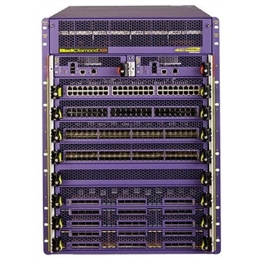 Extreme Networks BlackDiamond X8 Series chassis with 8 I/O slots, 5 Fan Trays (Certified Refurbished)