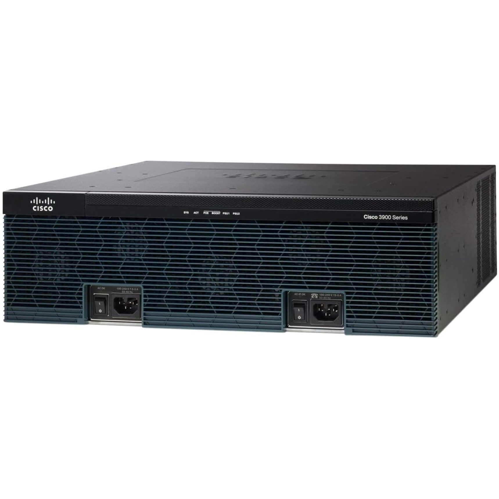 Cisco CISCO3945E-V/K9 Wired 4-Port 10/100/1000Mbps Gigabit,Black (Certified Refurbished)