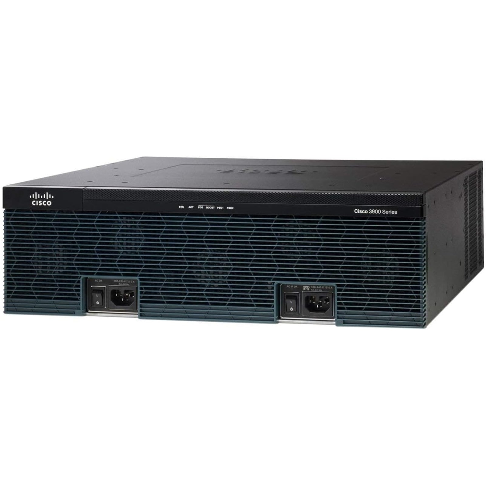 Cisco CISCO3945E-V/K9 Wired 4-Port 10/100/1000Mbps Gigabit,Black (Certified Refurbished)