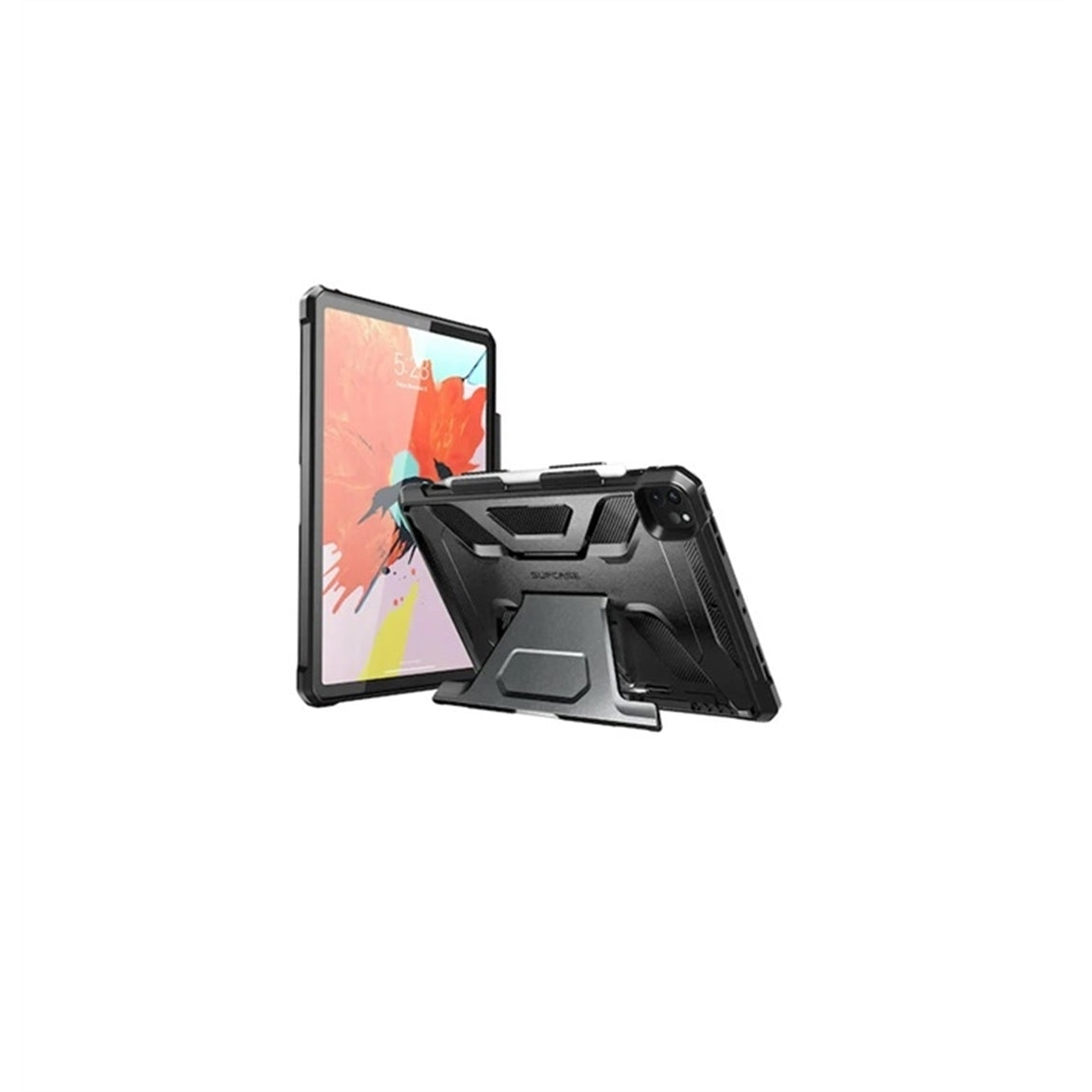 SUPCASE Unicorn Beetle For iPad Pro 11 3rd-2nd Generation Black Kickstand, Rugged Body Back Cover