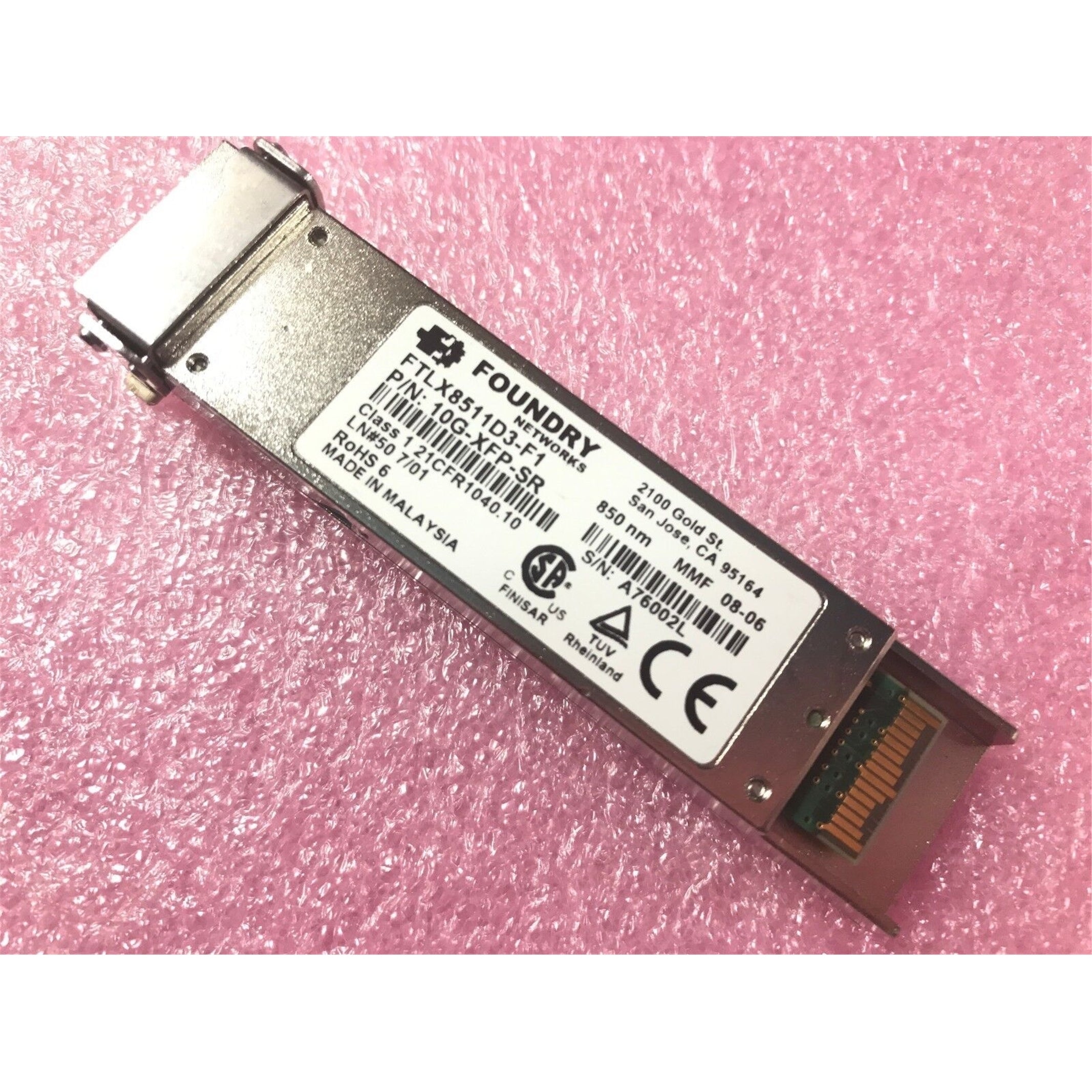 CISCO ONS-XC-10G-SR-MM XFP - 10GE/10G FC - 850 SR - MM LC