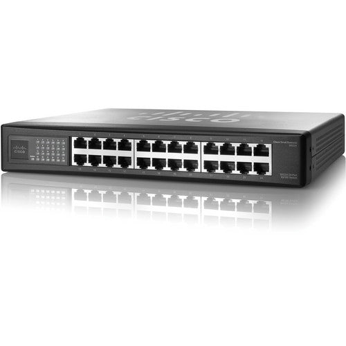 Cisco SR224T 24-Port 100Mbps RJ45 1U Specialty Switch, Black (Certified Refurbished)