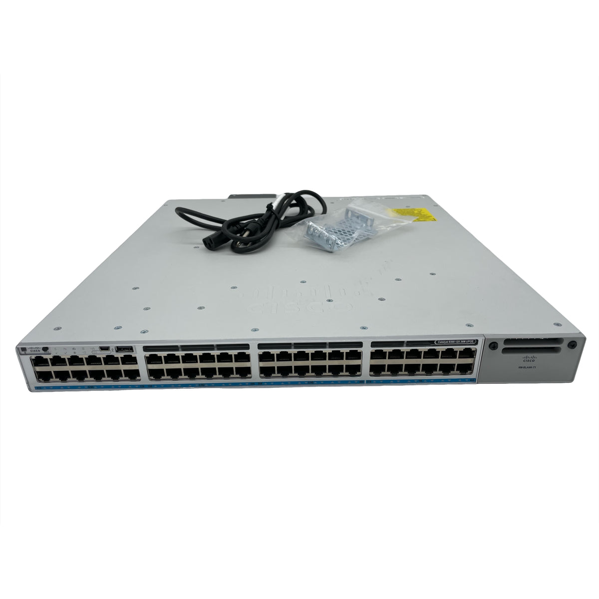 Cisco C9300-48UXM-E 48-Port WiFi 5 100Mbps RJ45 1U Specialty Switch, Grey (Used - Good)