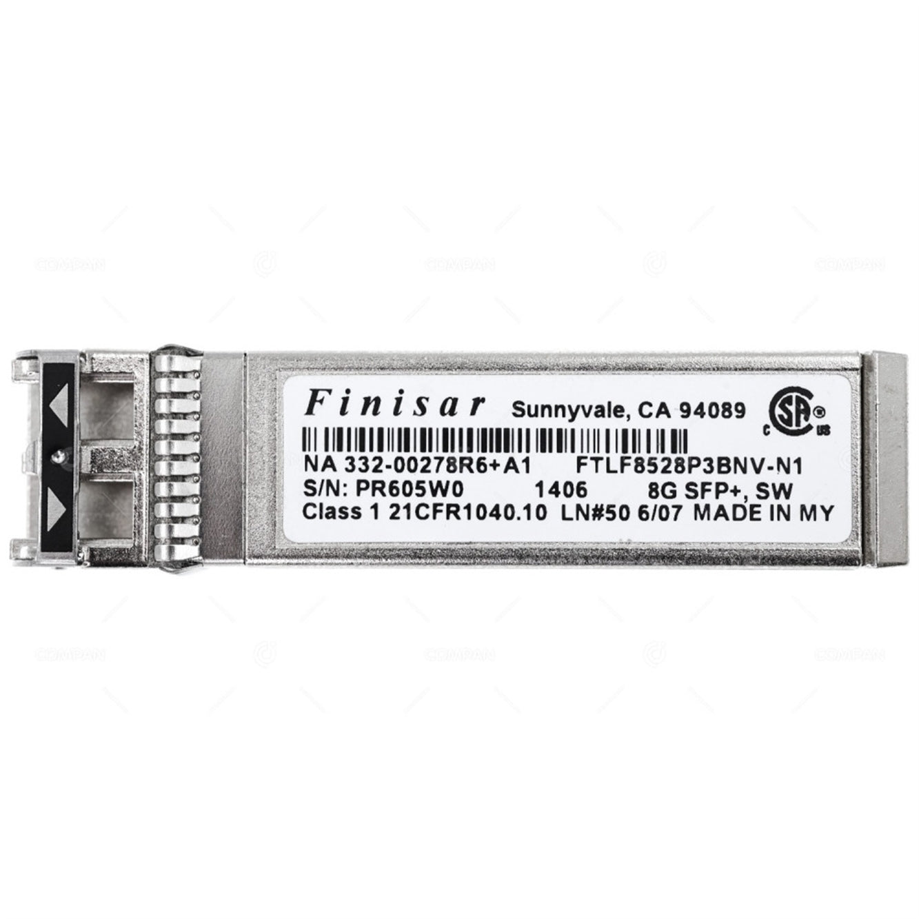 NETAPP 332-00278R6+A1 Avago 8Gbps SFP SW Transceiver Module, Silver (Certified Refurbished)