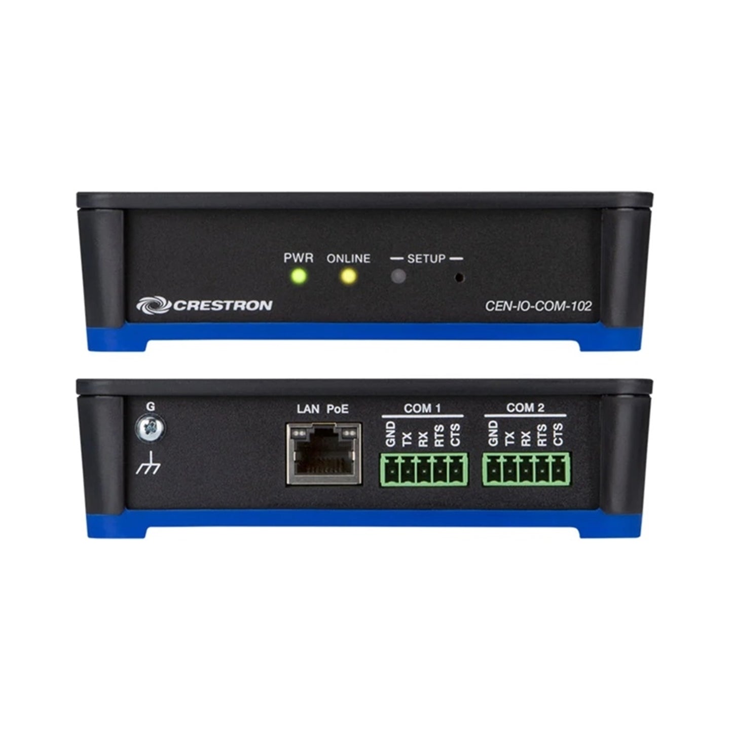 CRESTRON CEN-IO-COM-102 Wired Ethernet Module with 2 COM Ports,Black (Certified Refurbished)