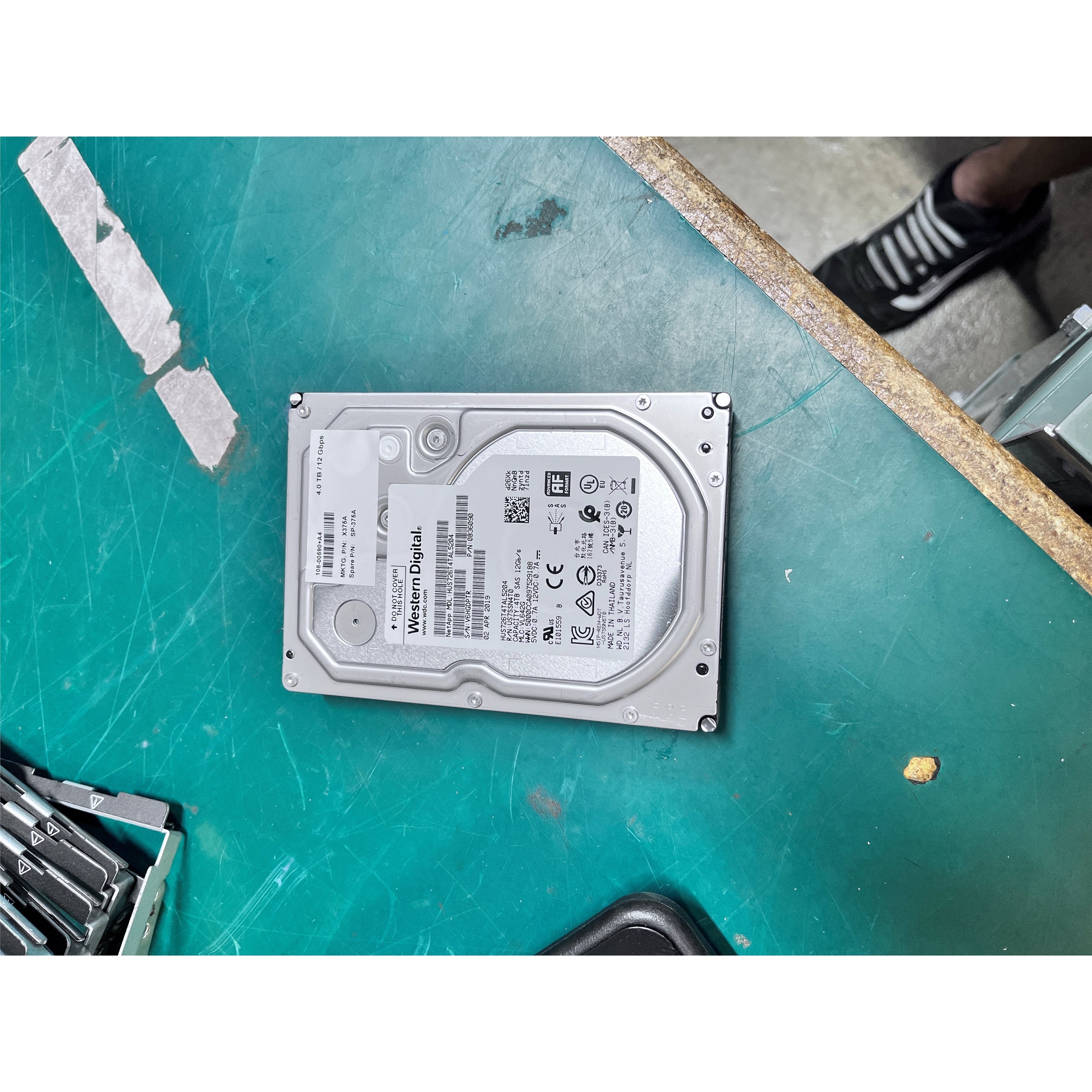 Netapp X375A DSK DRV,4TB,7.2K,12G, DS460C. 108-00590+A4, SP-375A (Used - Good)