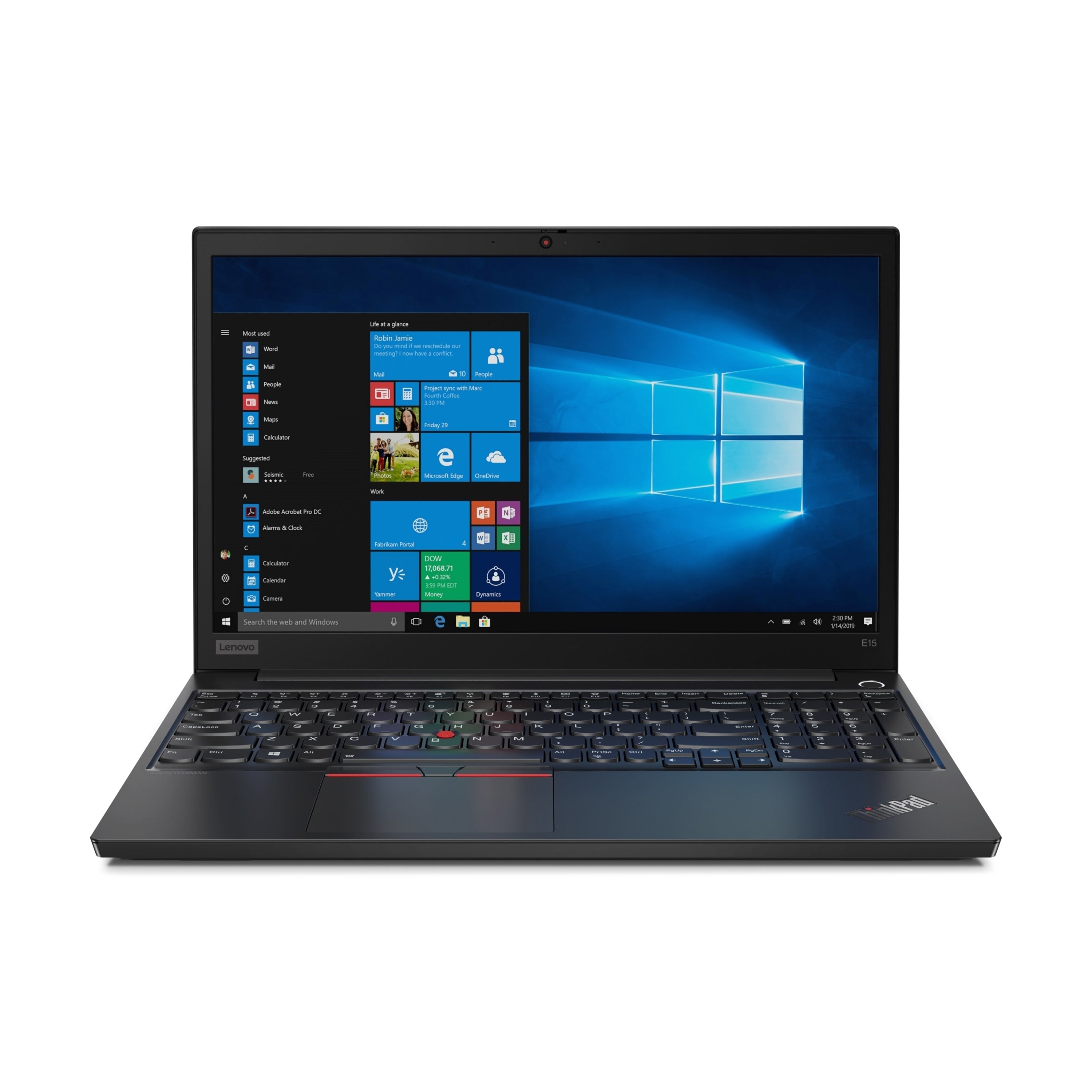 Lenovo ThinkPad E15 15.6" 8GB 256GB i5-10210U 1.6GHz NO OS/Chrgr APM Grade B (Used - Good)