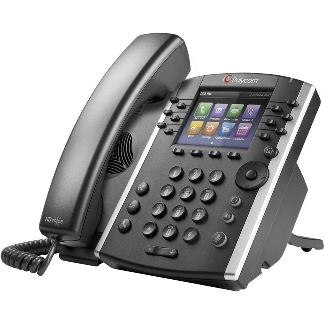 Polycom 2200-46162-025 VVX 410 12-Line IP Phone Gigabit PoE (Certified Refurbished)