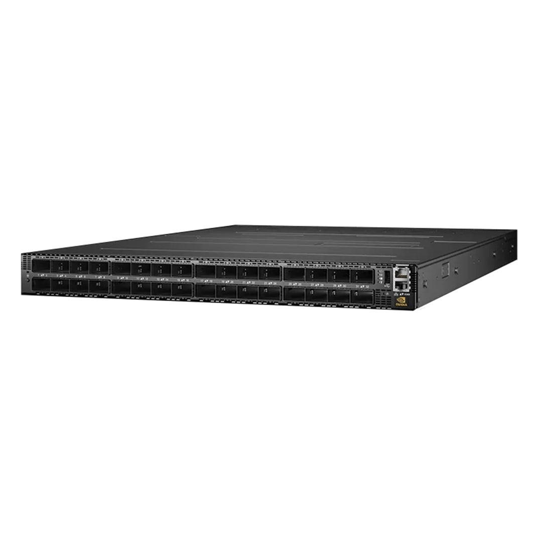 Nvidia MQM9700-NS2R Mellanox 64-port 400G, 32-OSFP ports, managed (C2P) Grade A (Used - Good)