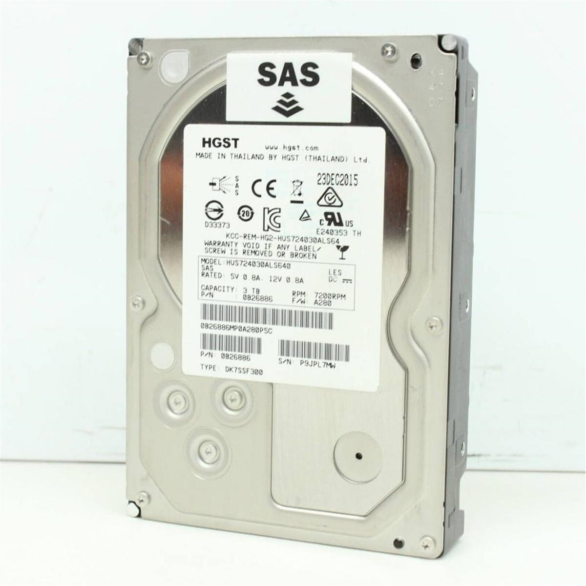 HGST H5S726T4CLAR4000 4TB 7200RPM SAS 6Gb/s 3.5