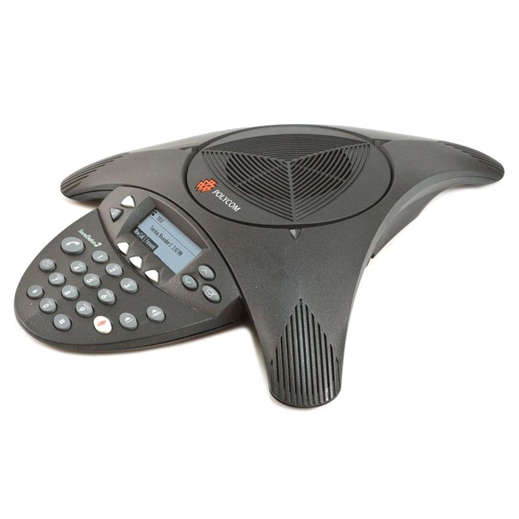 POLYCOM 2201-16000-601 Soundstation 2 Display Conference Phone (Refurbished)