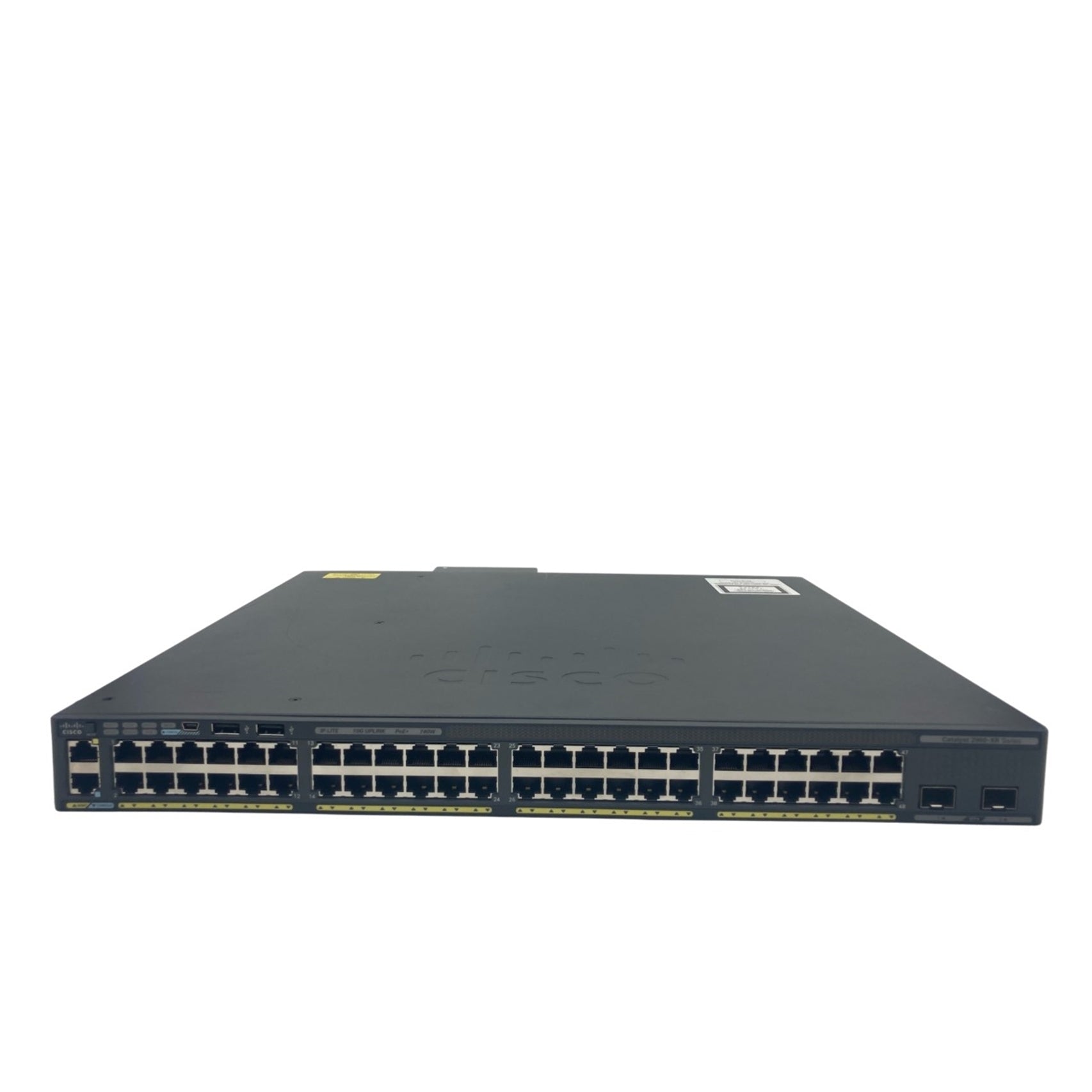 Cisco WS-C2960XR-48FPD-I,USED 48-Port 100Mbps RJ45 1U Switch, Grey (Refurbished)