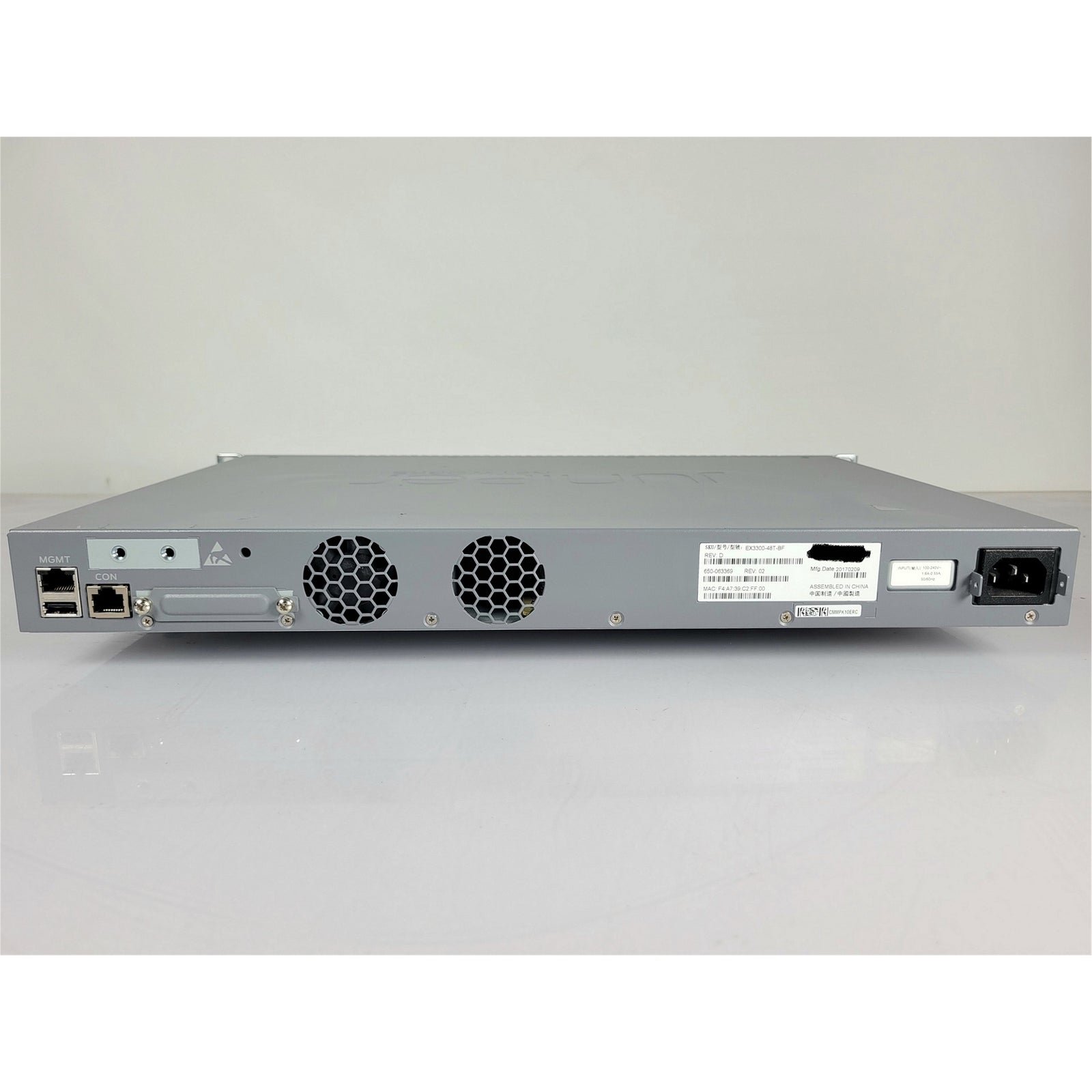 JUNIPER EX3300-48T EX3300 48-PORT 10/100/1000BASET (Certified Refurbished)