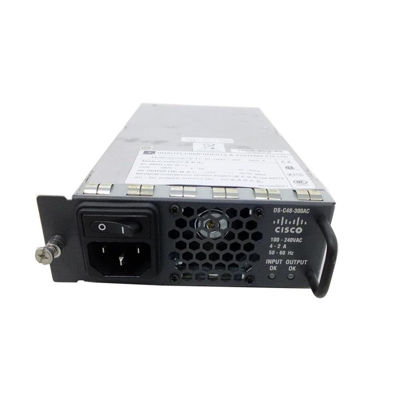 Cisco DS-C48-300AC 300W 9148 AC Power Supply (Certified Refurbished)