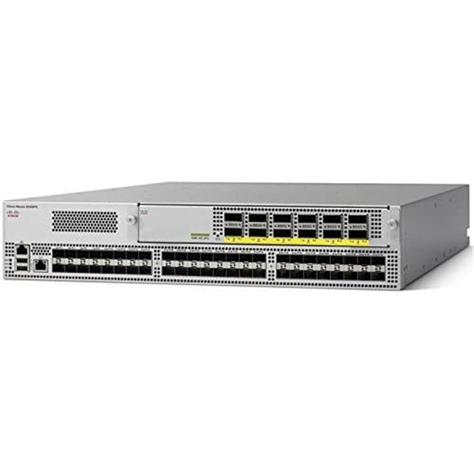 Cisco N9K-C9396PX,REF 48-Port WiFi 5 100Mbps RJ45 Desktop Specialty Switch, Silver (New Open Box)