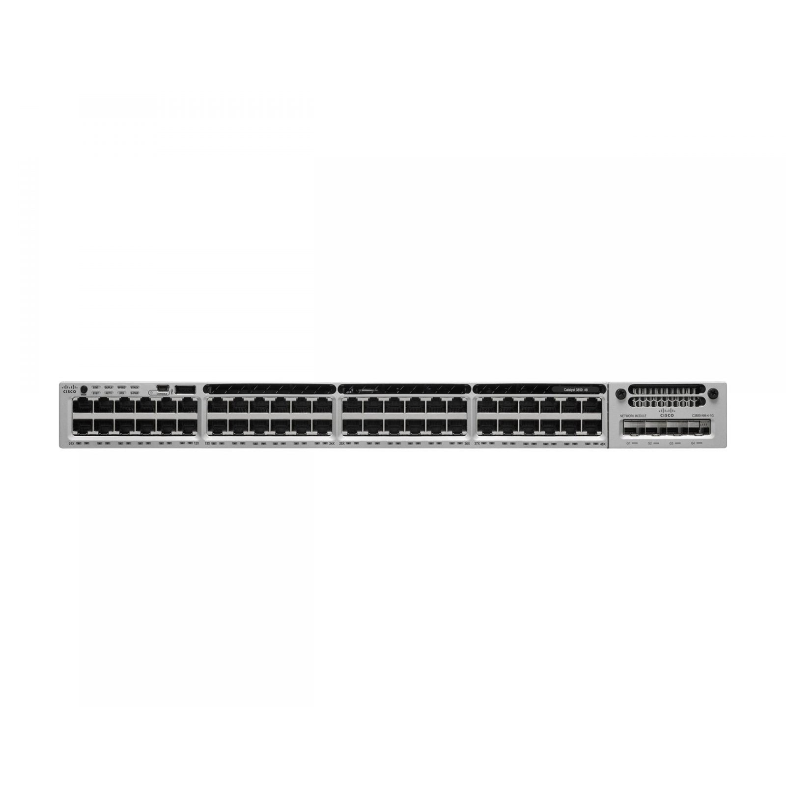 Cisco WS-C3850-48F-S CATALYST 3850 48 PORT FULL POE IP Base Grade A (Used - Good)