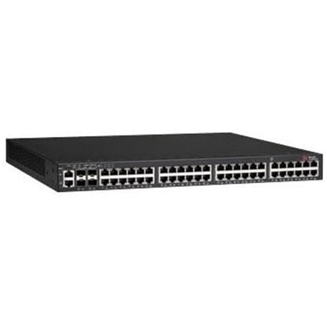 Broadcom ICX6450-48P 48-Port 100Mbps RJ45 1U Switch, Black (Scratch and Dent)