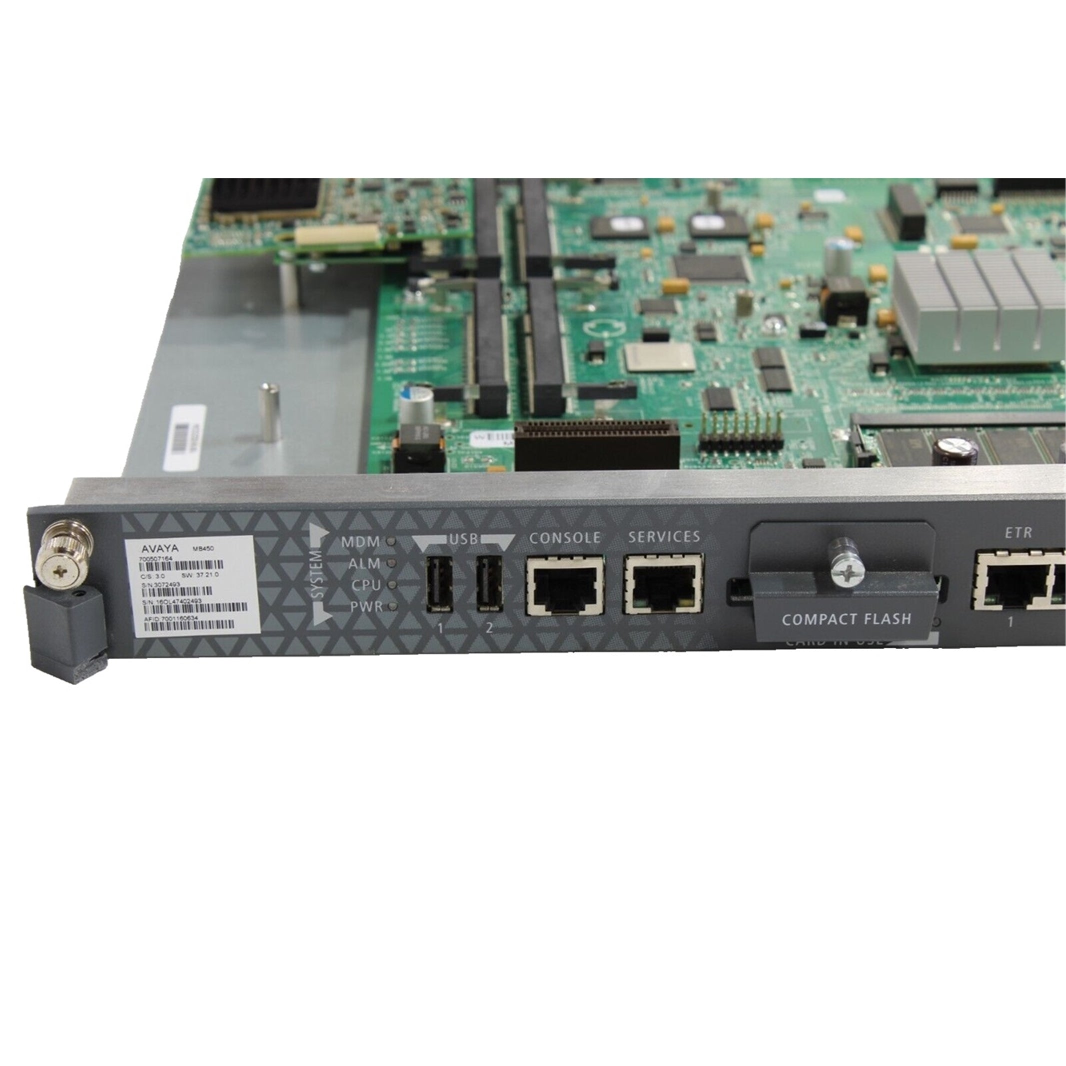 Avaya MB450 Control Card for G450 (700507164) RJ-45 USB Card (Certified Refurbished)