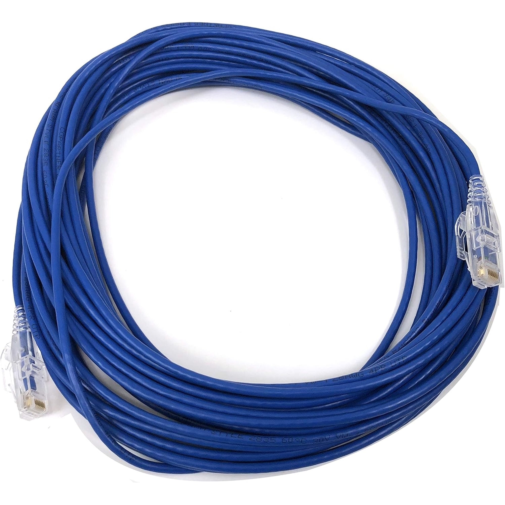 MICROCONNE E08-050BL-SLIM 50' CAT6 Network Cable (Blue)