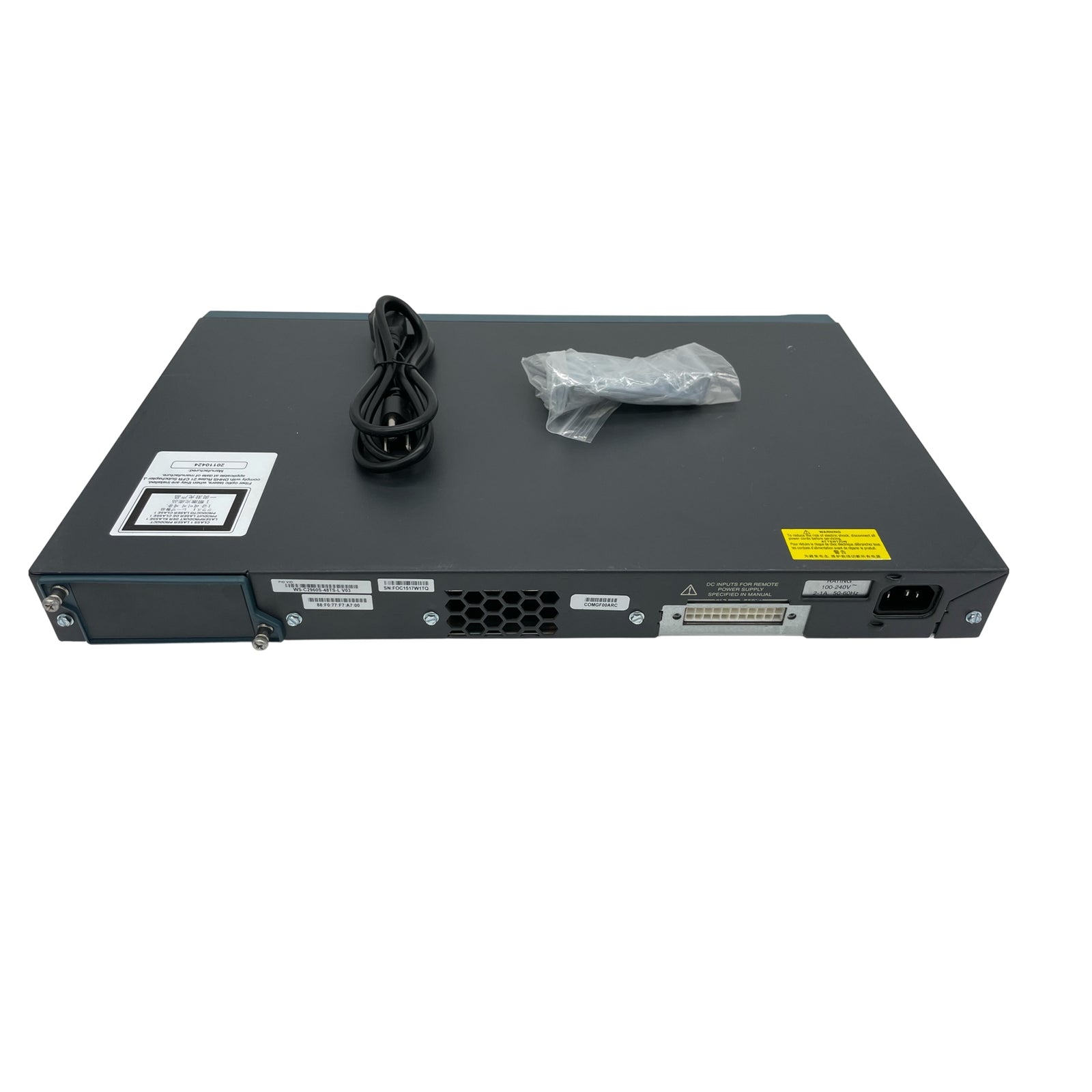 Cisco WS-C2960S-48TS-L 48-Port 100Mbps RJ45 1U Specialty Switch, Grey (Scratch and Dent)
