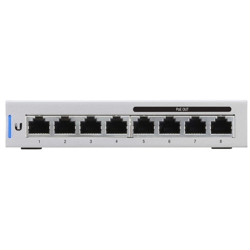 Ubiquiti Networks US-8-60W UniFi 8-Port Gigabit PoE Compliant Managed Switch (New Open Box)