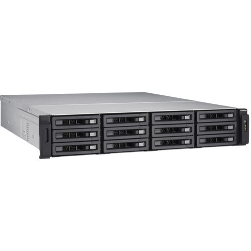 QNAP 12-Bay SAS NAS/iSCSI/IP-SAN Unified NAS Enclosure (New Open Box)